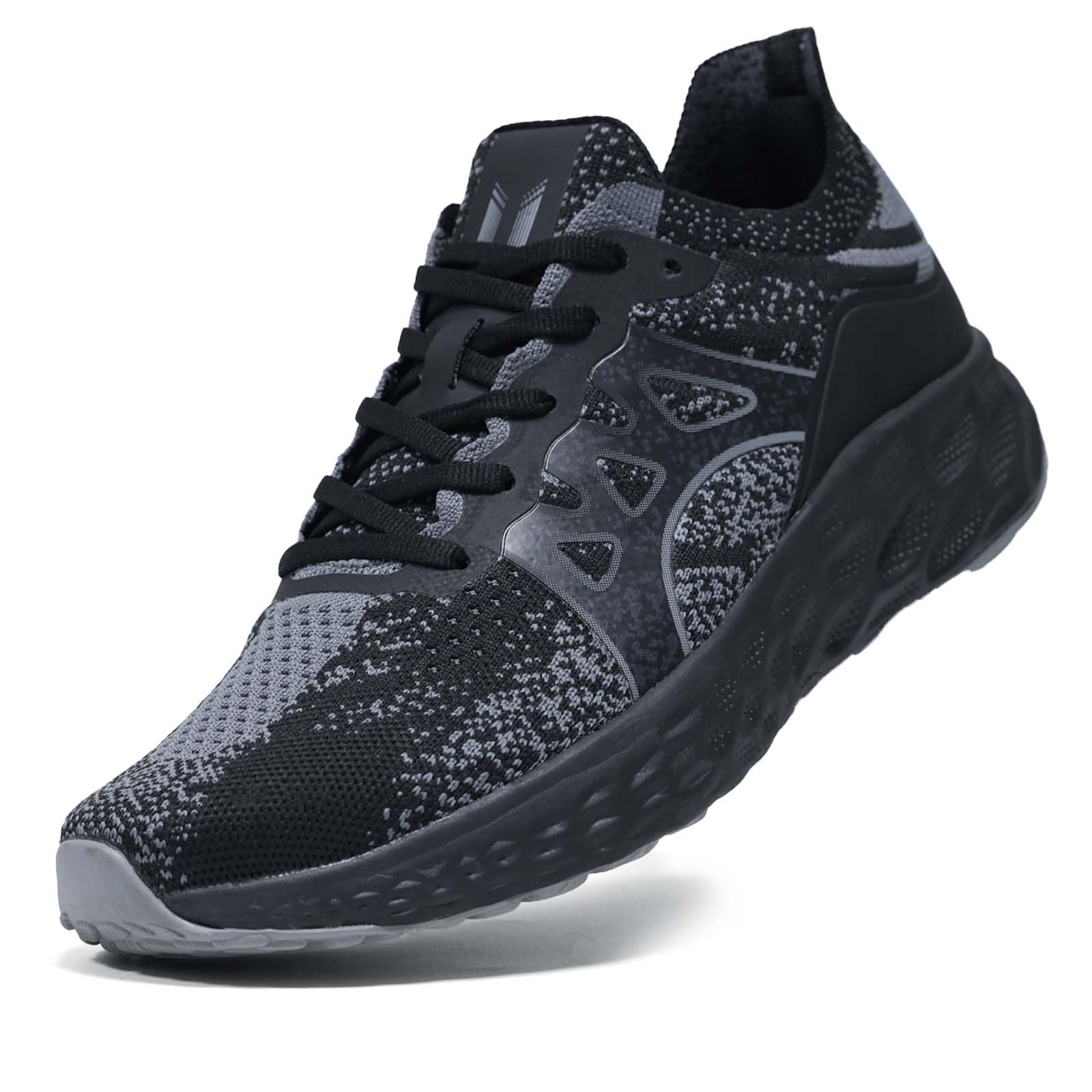 Men's Lightweight Walking Shoes - Slip on Cushioned Sneakers for Tennis, Fitness and Everyday wear