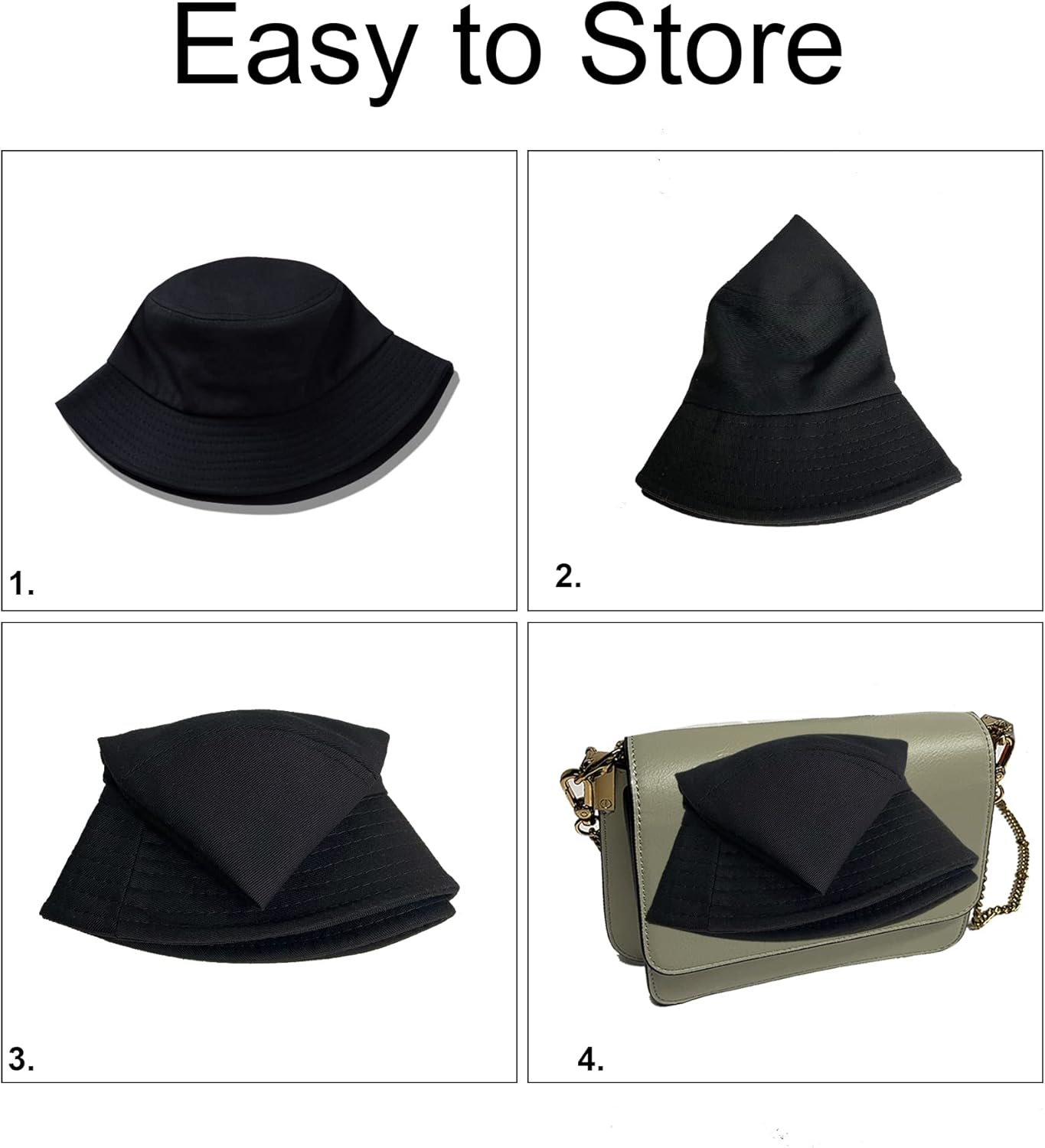 NPJY Bucket Hat for Women Men Cotton Summer Sun Beach Fishing Cap