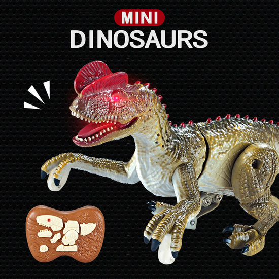 2.4G Remote Control Simulation Dinosaur Raptor Voice Mini Children Dinosaur Toy