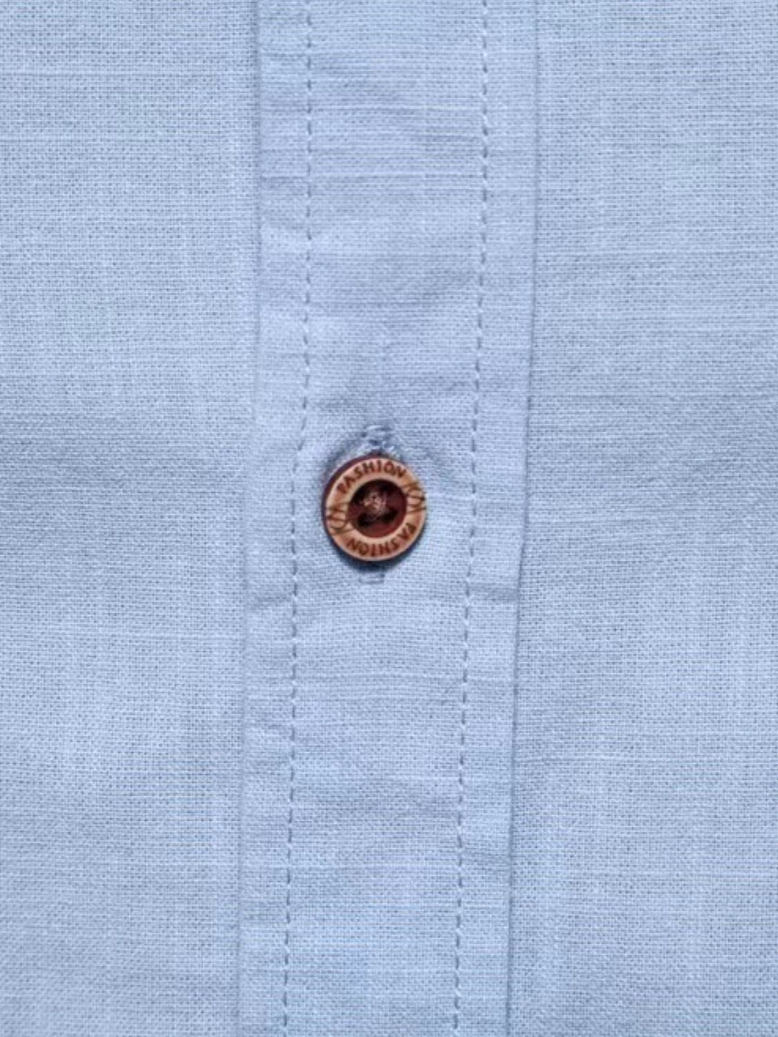 Men's Full Size Button Down Embroidered Shirt Plus Size. This button-down dapper collared shirt with embroidery is designed to fit and flatter men of all shapes and sizes.