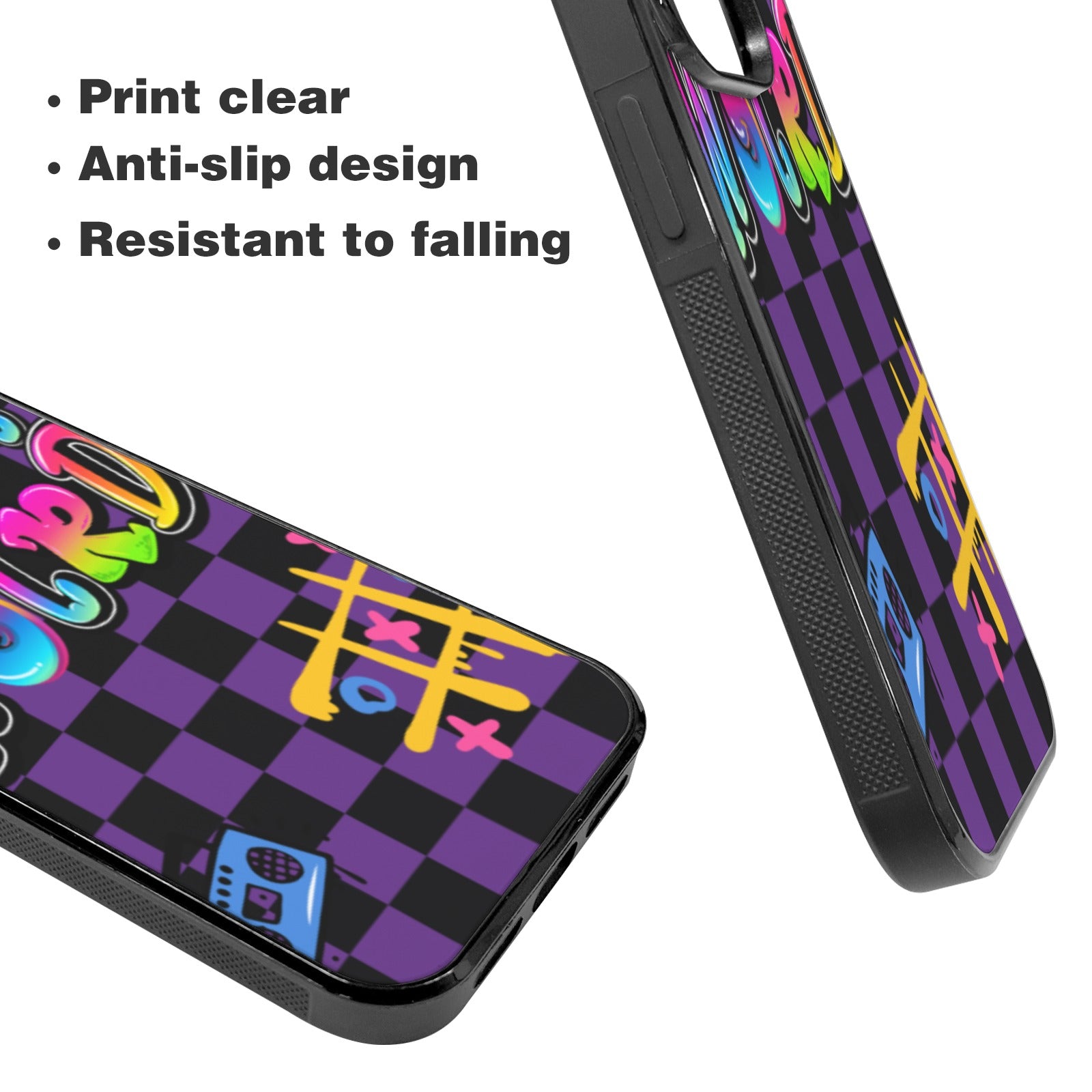 ZWX - Graffiti Style Phone Case for iPhone 15 Pro Max