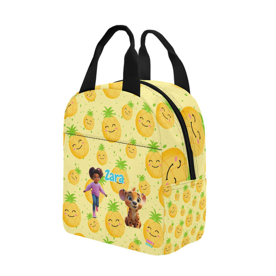 Zaras World Animal Avatar Fruit Print Lunch Bag