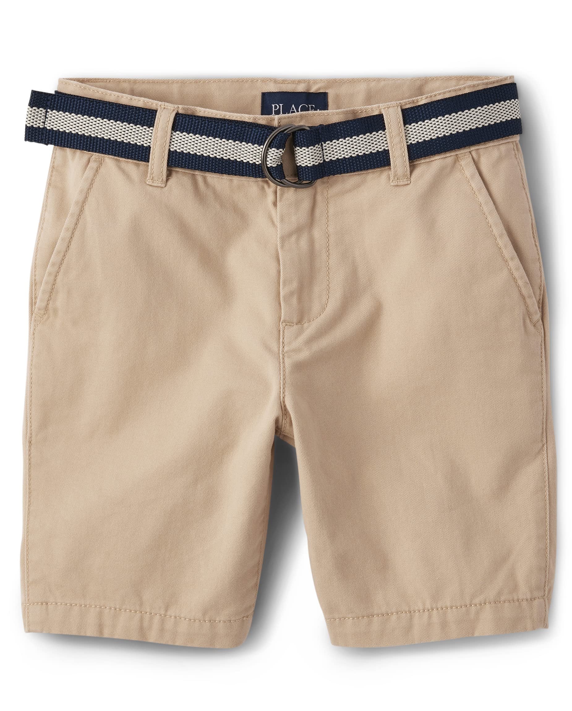 The Children's Place Boys' Belted Chino Shorts