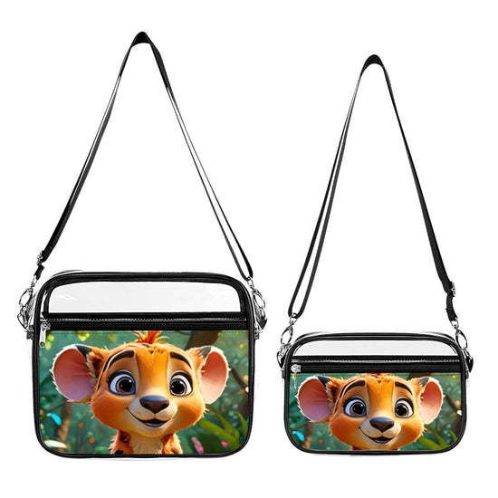 Zara's World Transparent Satchel Two Piece Set