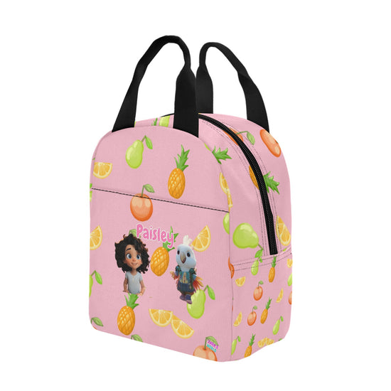 Zaras World Animal Avatar Fruit Print Lunch Bag