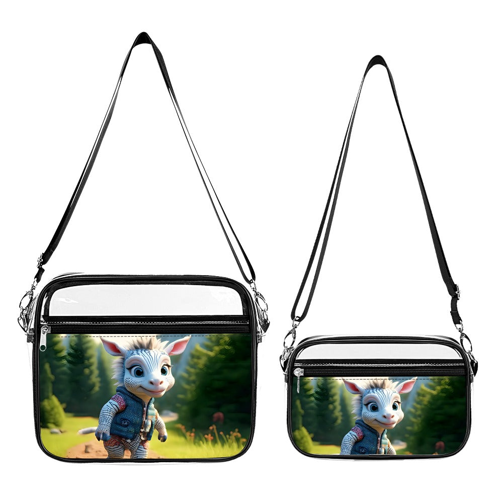 Zara's World Transparent Satchel Two Piece Set