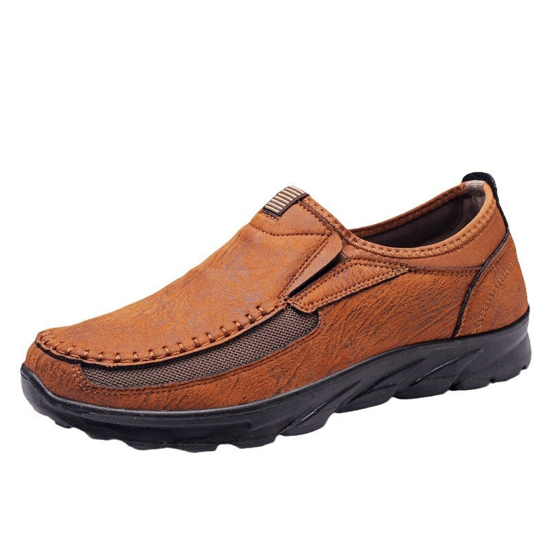 ZWX Casual British Lazy Loafer Slide-On Shoes