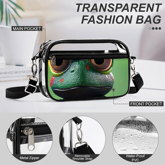 Zara's World Transparent Satchel Two Piece Set