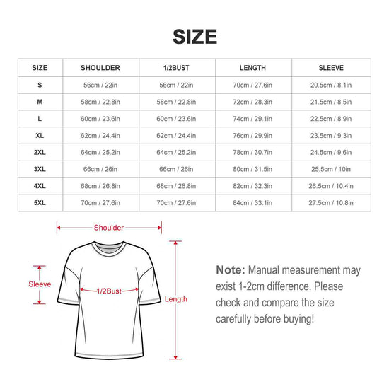 ZWX - Graphic Print Black+White Women's Drop-Shoulder Mid-Sleeve T-Shirt