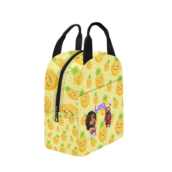 Zaras World Animal Avatar Fruit Print Lunch Bag