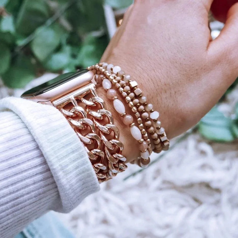 Agatha Double Chain Metal Strap