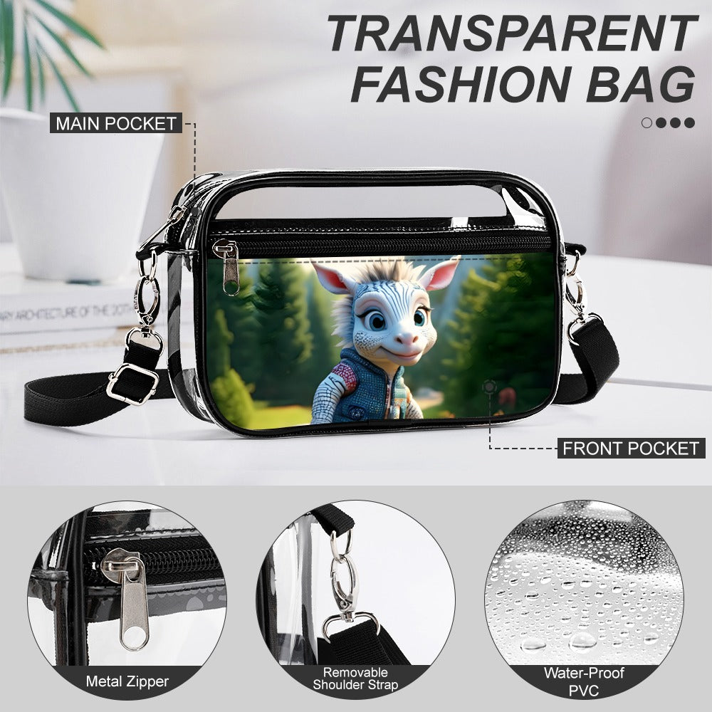 Zara's World Transparent Satchel Two Piece Set