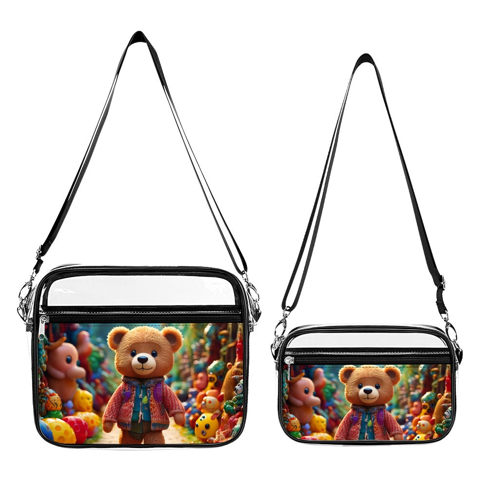 Zara's World Transparent Satchel Two Piece Set