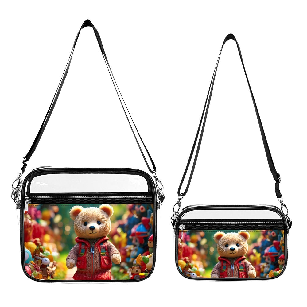 Zara's World Transparent Satchel Two Piece Set