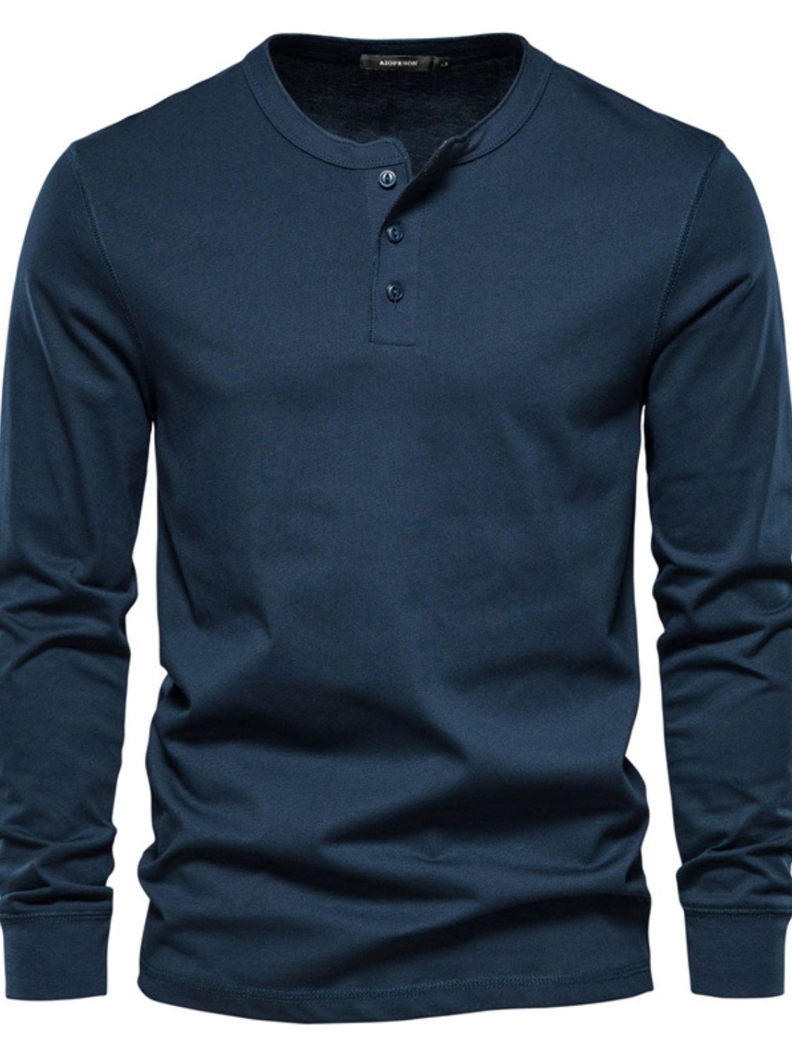 Men's Full Size Quarter Button Round Neck Long Sleeve T-Shirt.
Always be comfortable and effortlessly stylish with our Men's Full Size Quarter Button Round Neck Long Sleeve T-Shirt 