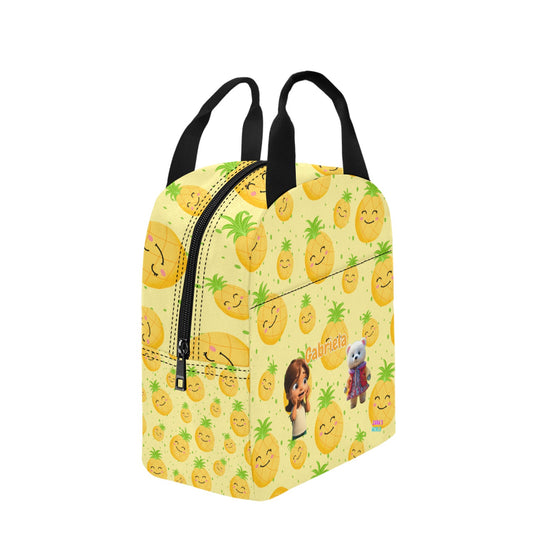 Zaras World Animal Avatar Fruit Print Lunch Bag