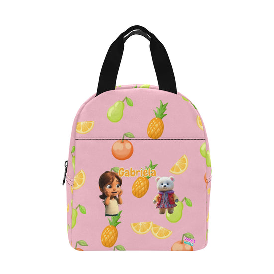 Zaras World Animal Avatar Fruit Print Lunch Bag