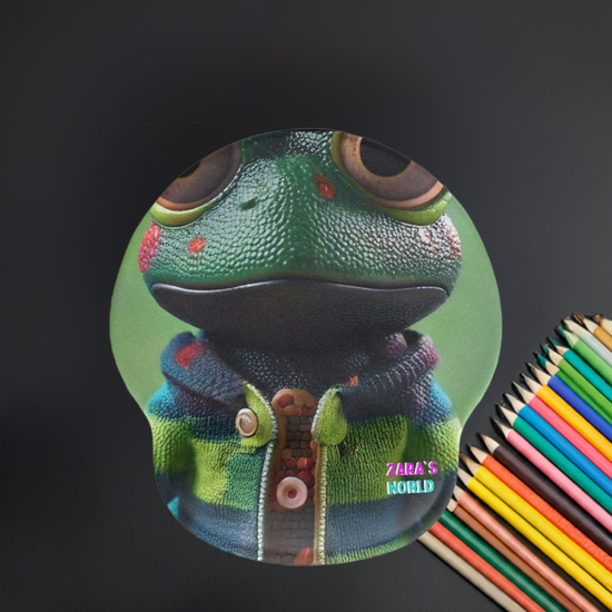 Zaras World Mousepad with Wrist Rest