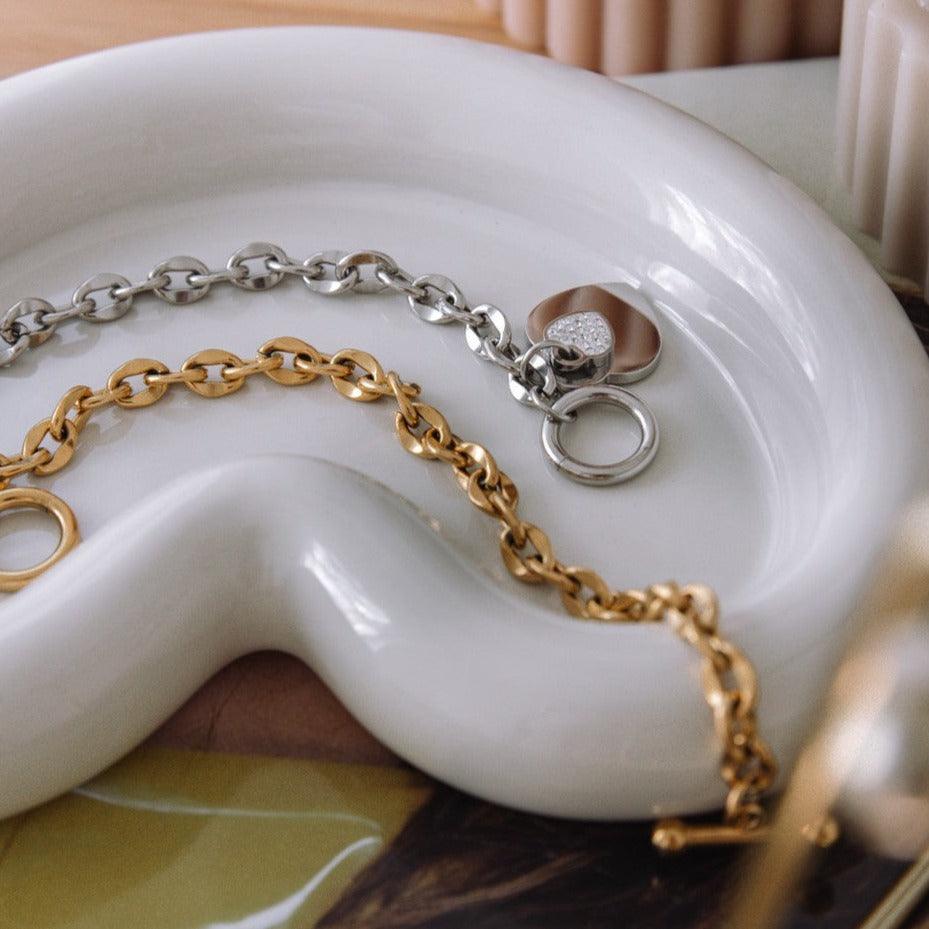 Loom T-bar Chain 16g. Bracelet