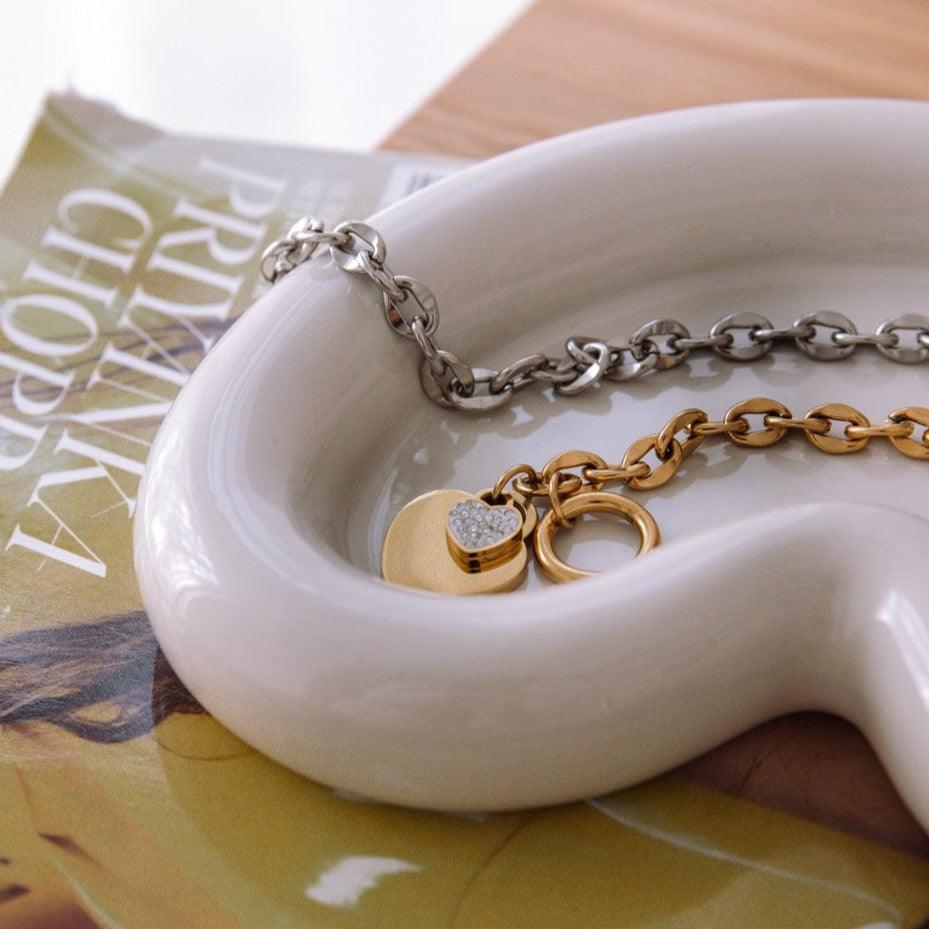 Loom T-bar Chain 16g. Bracelet