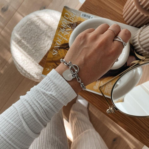 Loom T-bar Chain 16g. Bracelet
