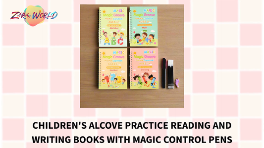 Children&#039;s Alcove Practice Reading and Writing Books with Magic Control Pens by@Outfy