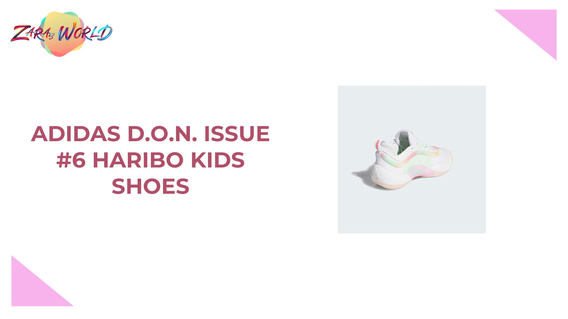 Adidas D.O.N. Issue #6 Haribo Kids Shoes by@Outfy
