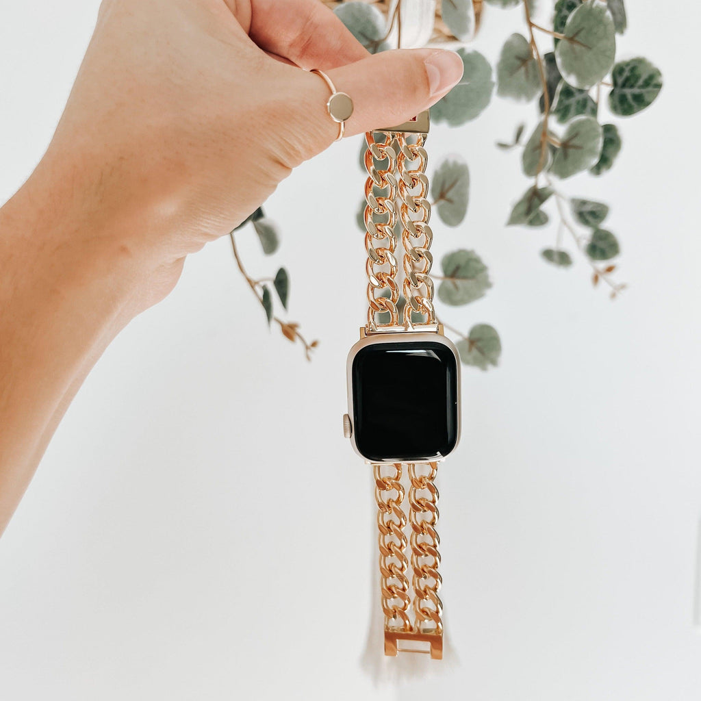 Agatha Double Chain Metal Strap