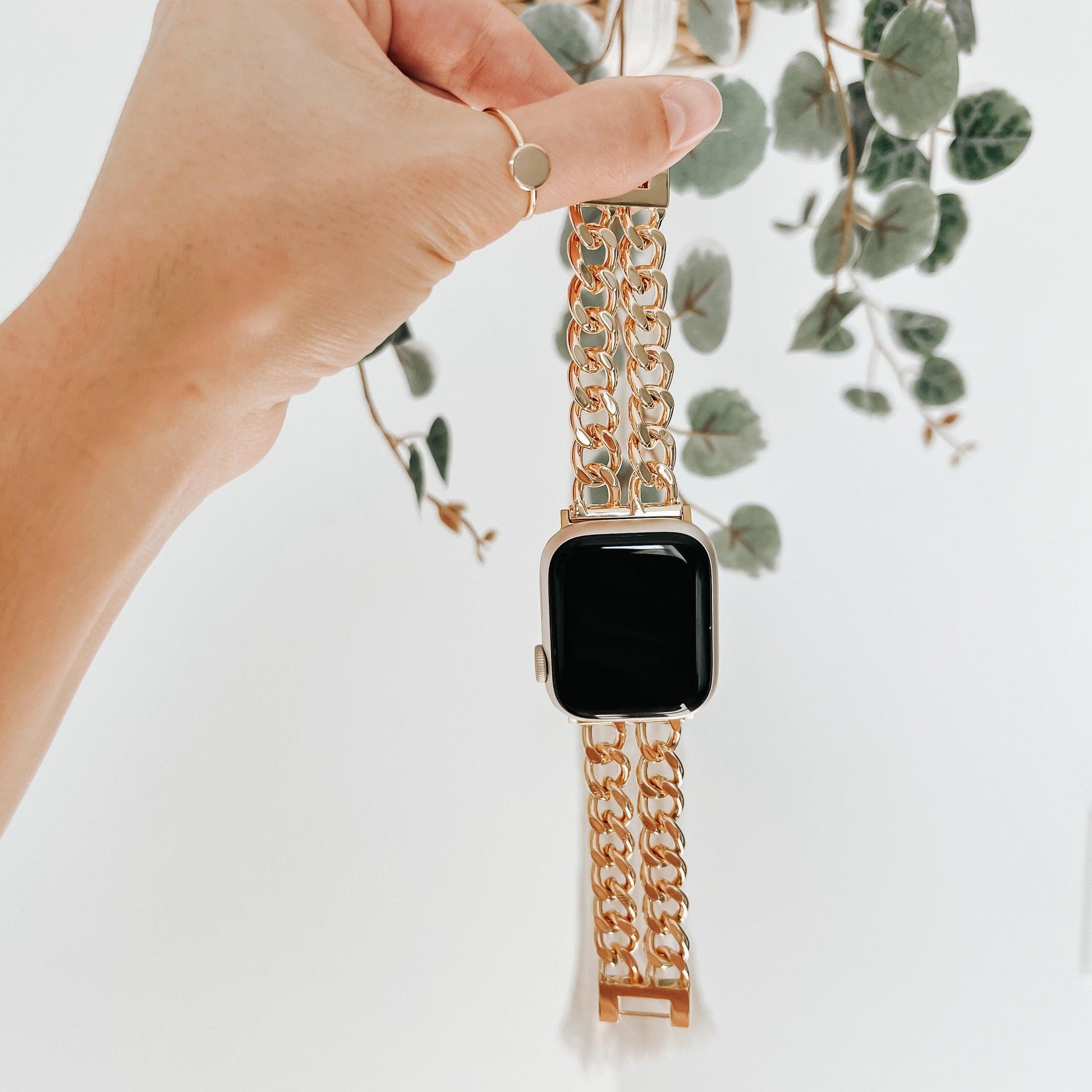 Agatha Double Chain Metal Strap