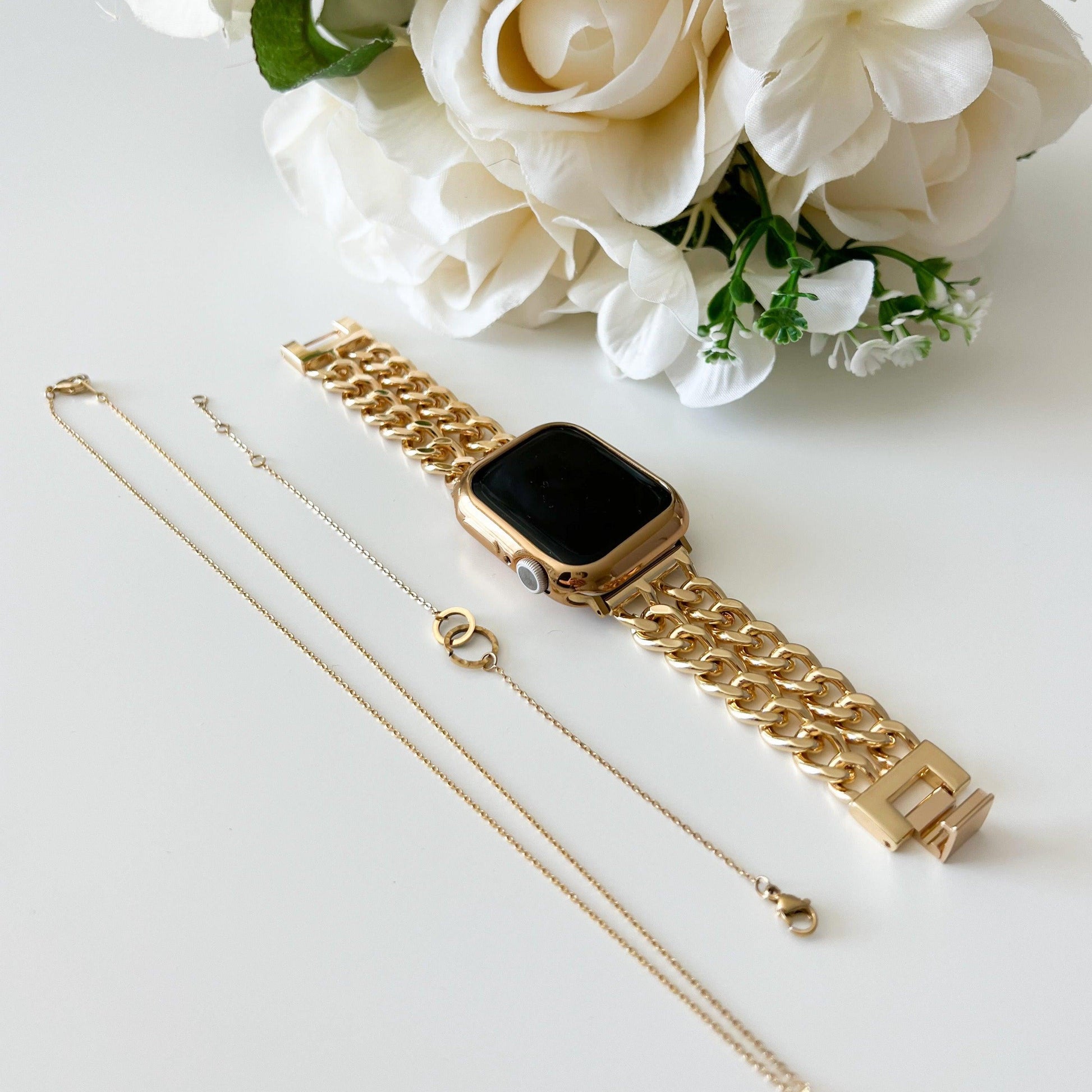 Agatha Double Chain Metal Strap