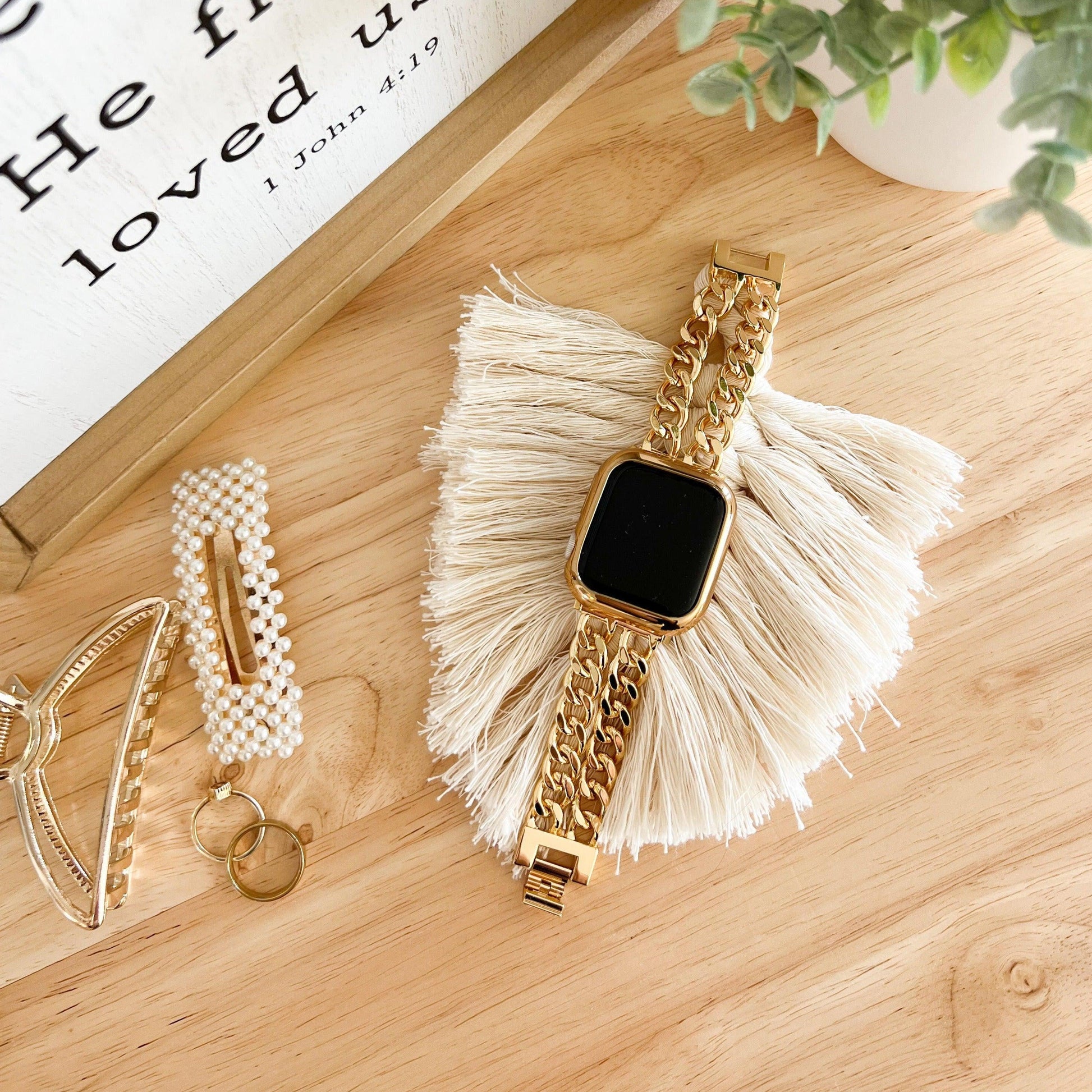Agatha Double Chain Metal Strap
