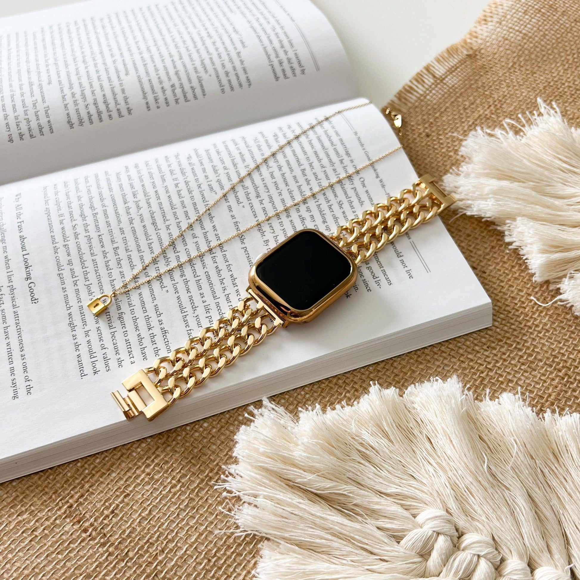 Agatha Double Chain Metal Strap